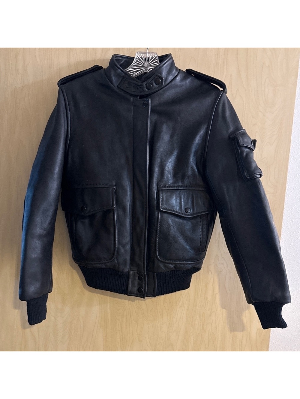 Hein Gericke Harley‑Davidson Women’s Black Leather Moto Jacket Size 36 Small